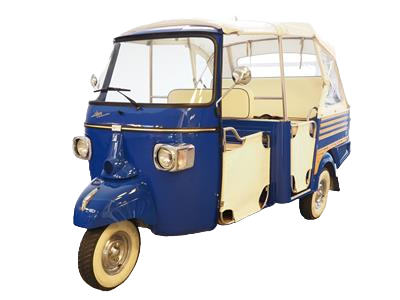 Ape Calessino Blu Royal